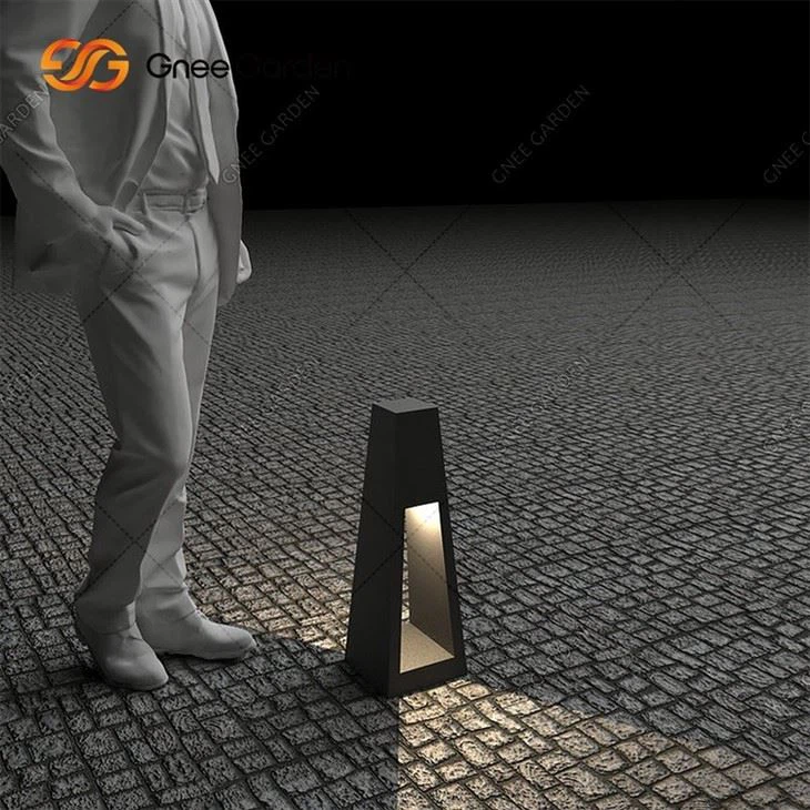 Corten Steel Rusty Outdoor LED Bollard Light