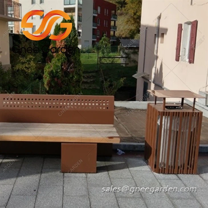 corten Contemporary public bench