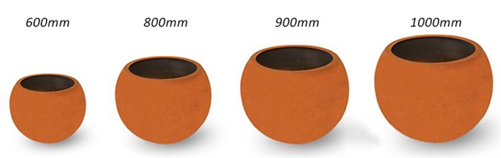 High Quality Indoor/Outdoor Corten Steel Flowers Planters For Sale
