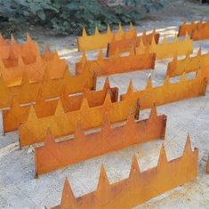 Maceteros elevados de acero corten