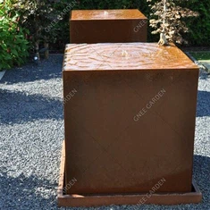 Fuente de agua de piedra natural de decoración de jardín al aire libre interior