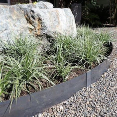 Borde de paisaje de acero oxidado Cama de jardín Corten