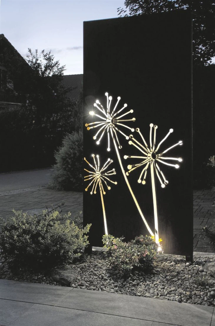Wall Decor Laser Cut Metal Outdoor Screen