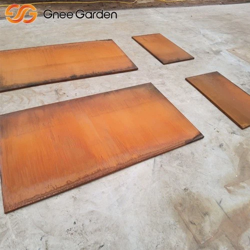 Natural weathering rectangular flowerpot